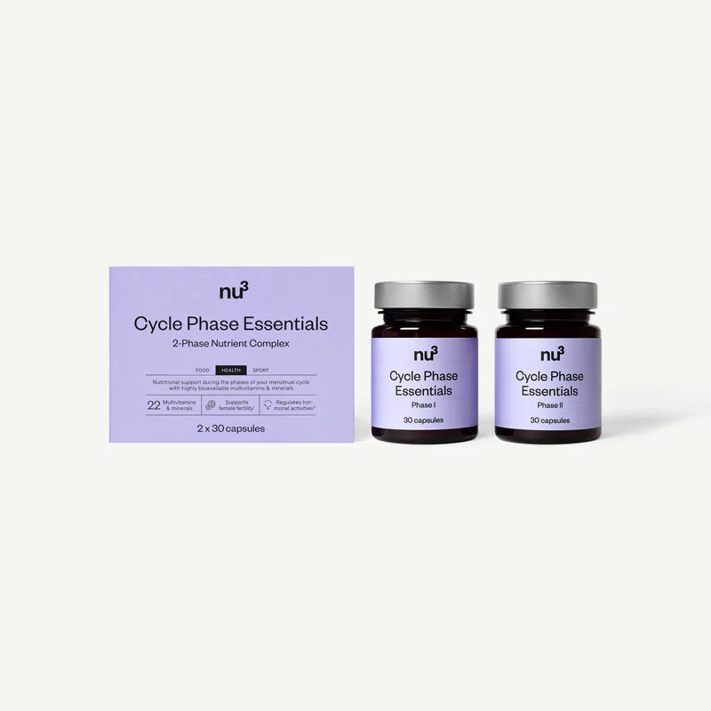 nu3 Cycle Phase Essentials, per sostenere il ciclo mestruale