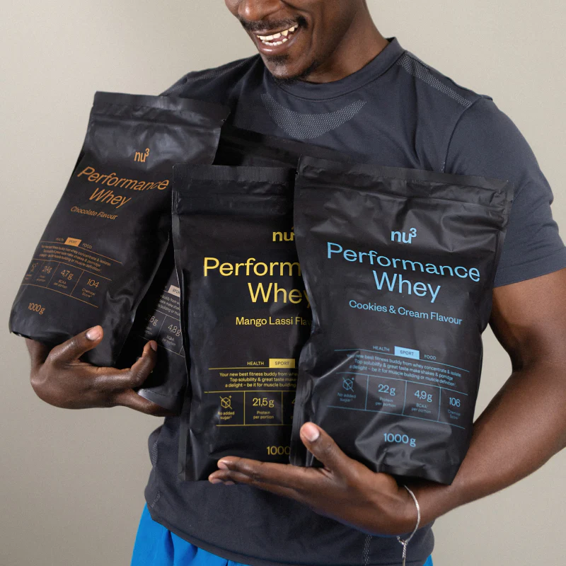 nu3 Performance proteine whey, tris classico, polvere - Image 3